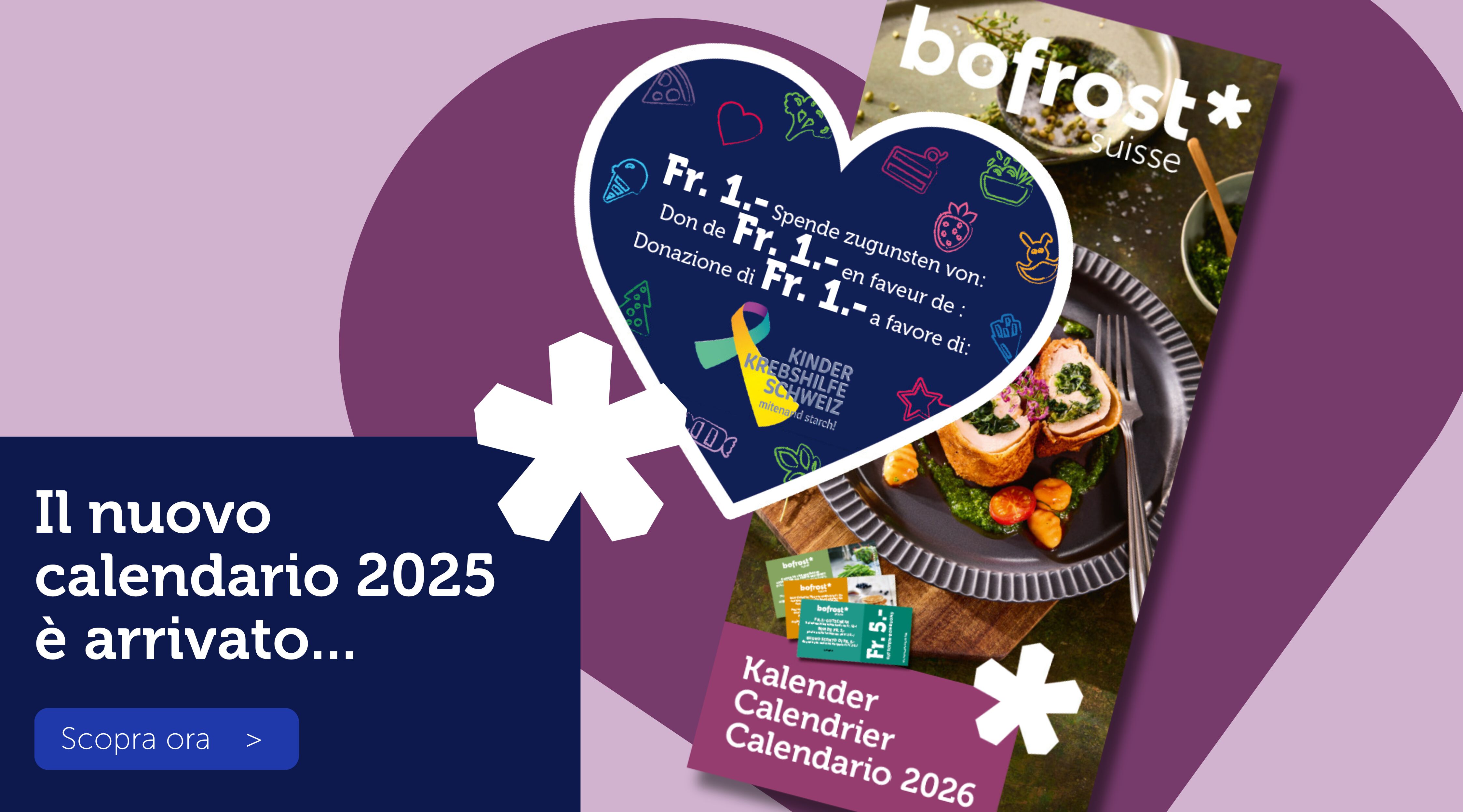 Il nuovo calendario 2025 è arrivato